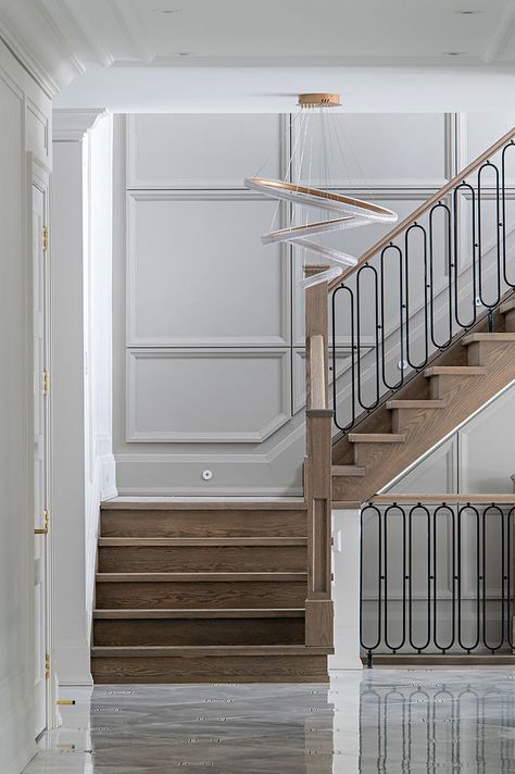 Ridgevale | Diana Rose Staircase Corridor Design, Luxury Houses Entrance, Diana Rose, Bathroom Vanity Style, Staircase Railing Design, Staircase Handrail, Corridor Design, Balcony Railing Design, Stair Railing Design