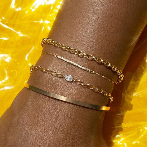 Pretty Stacks, Camera Pic, Jewelry Stack, Gold Bracelets Stacked, Rose Gold Flats, Stone And Strand, Bracelet Stacks, Bracelet Stone, Chic Flats