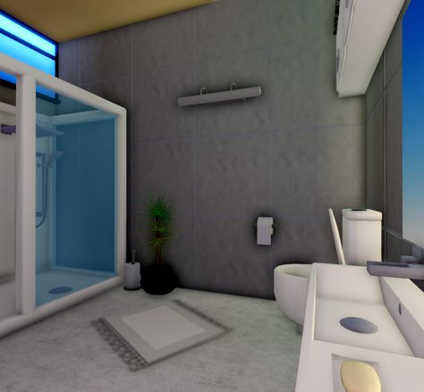 Club Roblox Bathroom Ideas, Club Roblox Room Ideas, Medium Apartment, Club Roblox House Ideas, Roblox Houses, House Club, Club Bedroom, Boho Wallpaper, House Bathroom