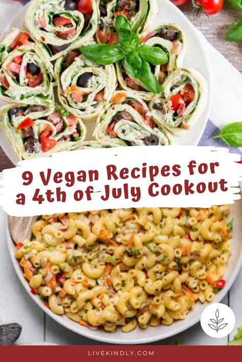 Vegetarian 4th Of July Food, Vegan Fourth Of July Desserts, Vegan 4th Of July Recipes, Vegan 4th Of July Food, Vegan Cookout Food, 4th Of July Vegan Food, American Vegan Recipes, Vegetarian Fourth Of July Recipes, Vegan Fourth Of July Recipes