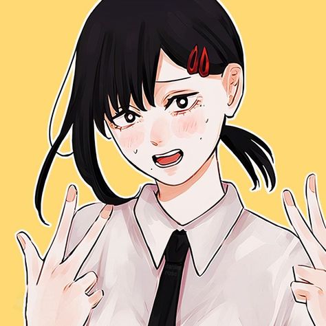 Anime / anime icons / icons / chainsawman / anime icon / cute / kawai / pfp icons / power / anime pfp / matching icons / pfp / caps / match /group Match Profile, Pfp Matching, Yumeko Jabami, Man Icon, Hand Lettering Tutorial, Zero Two, Lettering Tutorial, Matching Profile Pictures, Chainsaw Man