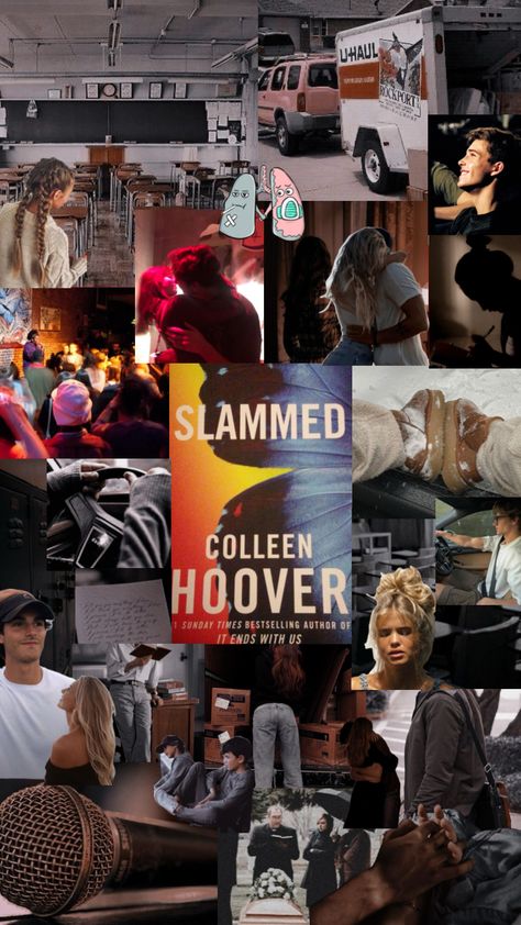 Slammed - Colleen Hoover #slammedcolleenhoover #colleenhoover Slammed Colleen Hoover, Slam Book, Colleen Hoover Books, Unread Books, Recommended Books To Read, Top Books To Read, Romantic Books, Top Books, Colleen Hoover