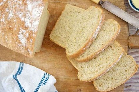 Basic Sourdough Bread | King Arthur Baking: Sourdough bread from your bread machine or oven. Easy Sourdough Bread Recipe, Discard Recipe, Carrot Bread, Dough Starter, King Arthur Baking, Bread Soft, Sandwich Bread Recipes, King Food, Sour Dough