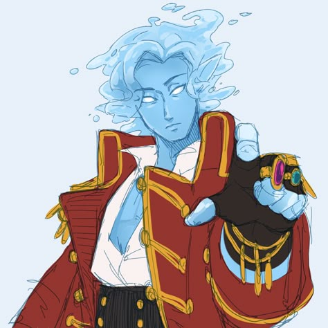 Water Element Character Design, Slimefolk Dnd, Plasmoids Dnd, Plasmoid Character Design, Dnd Slime Character, Air Genasi Character Art, Dnd Plasmoid Character, Slime Oc Male, Water Elemental Character Design