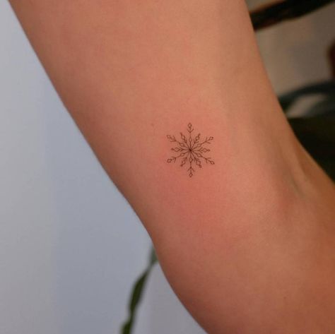 Small Snowflake Tattoo, Norway Tattoo, Snowflake Tattoo, Winter Tattoo, Snow Tattoo, Snow Flake Tattoo, Tattoos Inspiration, Disney Tattoo, Classy Tattoos