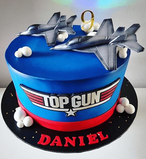 Fighter Jet Cake, Aeroplane Cake, 40th Cake, 5th Birthday Cake, Unique Birthday Cakes, Cake Designs Images, Birthday Themes For Boys, Cartoon Cake, Birthday Cake Ideas