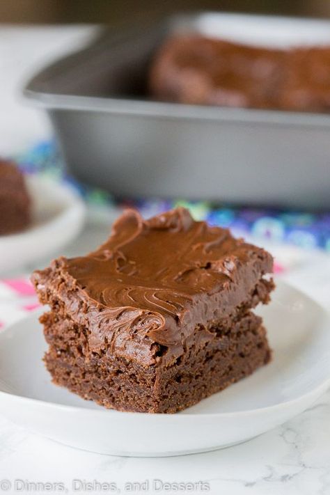 From scratch brownies that are fudgy, chocolatey, and delicious Crazy Cake Recipe, Crazy Cake Recipes, Homemade Brownies Easy, Wacky Cake, Delicious Chocolate Cake, Cheesecake Oreo, Crazy Cake, Brownies Recipe Homemade, Tasty Chocolate Cake