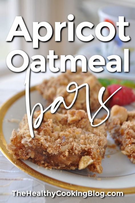 Healthy Oatmeal Bars, Apricot Preserves Recipe, Apricot Oatmeal, Easy Oatmeal Bars, Oatmeal Snack, Oatmeal Casserole, Recipe For Oatmeal, Oatmeal Snacks, Oatmeal Bars Healthy