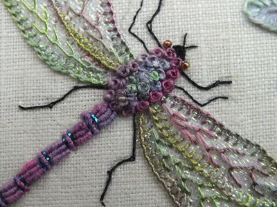 Hand Embroidery: Inspiration - Frances SuzanneFrances Suzanne Sulaman Pita, Creepy Crawlies, Creative Embroidery, 자수 디자인, Silk Ribbon Embroidery, Crewel Embroidery, Hand Embroidery Stitches, Embroidery Inspiration, Embroidery Tutorials