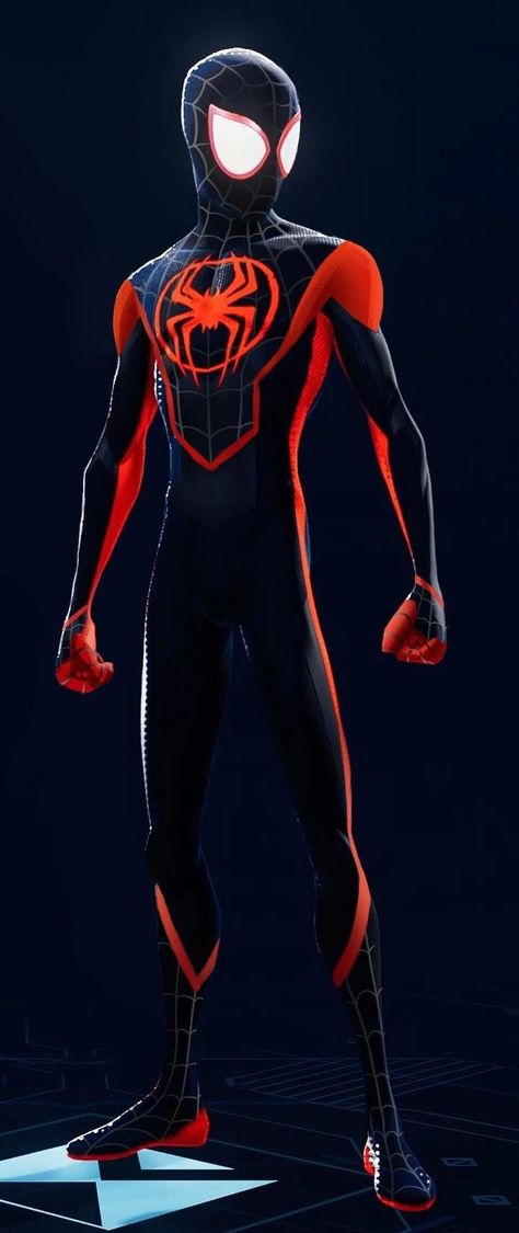 Miles Morales Spider Suit, Spider Man Suit Concept Art, Custom Spiderman Suits, Spider Man Suits Design, Spiderman Suit Designs, Miles Suit, New Spiderman Suit, Spider Verse Oc, Miles Morales Suit