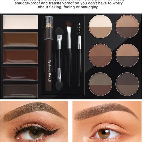 Achieve Perfect Brows with SYOSI 25-Piece Eyebrow Makeup Palette! 🎨✨ Transform your brows with this all-in-one eyebrow kit. Ideal for both beginners and professionals, it includes everything you need for flawless, long-lasting brows. 🔹 Key Features: 12 waterproof brow powders 5 sweatproof brow gels 4 brow stencils 3 eyebrow brushes 1 eyebrow pencil 🔗 Shop Now: https://amzn.to/3XCAlBV #SYOSI #EyebrowKit #TrendyProducts #Makeup #BeautyEssentials Ideal Eyebrows, Brow Stencils, Eyebrow Kit, Eyebrow Kits, Eyebrow Enhancer, Makeup Beginners, Waterproof Eyebrow, Powdered Eyebrows, Makeup Tattoos