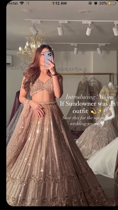 Bridal Lehenga For Reception Brides, Indian Ring Ceremony Outfit, Lengha For Mother Of Bride, Sagan Dresses, Modern Indian Wedding Outfits Sisters, Brides Sister Indian Outfit, Sangeet Outfit Sisters, Modern Lehangas, India Wedding Dress