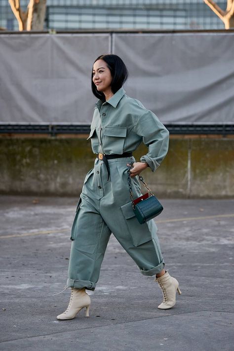 Paris Fashion Week Street Style February 2019 | Who What Wear UK London Street Fashion, New Outfit Ideas, Giovanna Battaglia, Fashion Week 2018, Anna Dello Russo, Streets Of Paris, Model Street Style, Paris Fashion Week Street Style, Trendy Swimwear