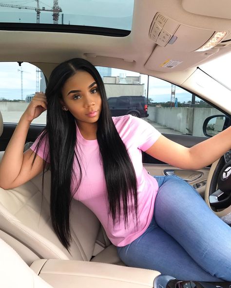 Aaleeyah Petty on Instagram: “Simple & straight 💅🏽 My exotic wavy clip in extensions from @diamonddynastyvirginhair flat ironed perfectly with my own hair 💕 You can use…” Aaleeyah Petty, Brazilian Straight Hair, Graduation Hairstyles, Frontal Hairstyles, Clip In Extensions, Hair Quality, Cute Spring, Straight Human Hair, Flat Iron