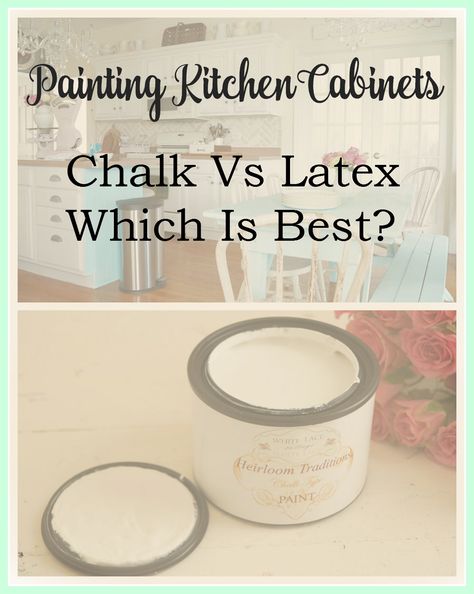 Chalk Paint Vs Milk Paint, Refurbished Cabinets, Paint For Kitchen Cabinets, Paint For Kitchen, Chalk Paint Kitchen Cabinets, House Rehab, Best Chalk Paint, Kitchen Rehab, Chalk Paint Kitchen