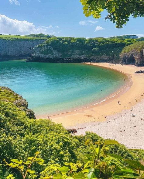 Barafundle Bay, Pembrokeshire Wales, Wales Travel, Travel Companies, Days Out, Wales, Around The World, Places To Visit, Around The Worlds