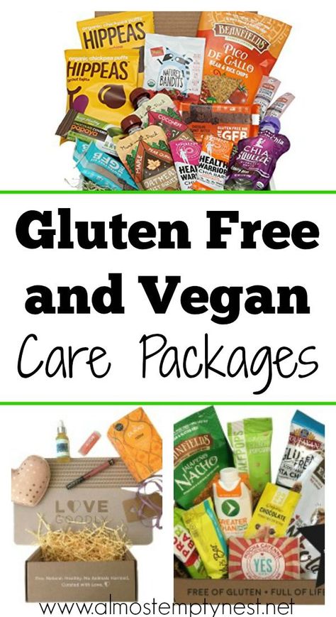 Healthy Care Package, Gluten Free Gift Basket, Vegan Gift Basket, Packages Ideas, Diy Care Package, Gluten Free Gifts, Care Package Ideas, Diy Food Gifts, Packaged Snacks