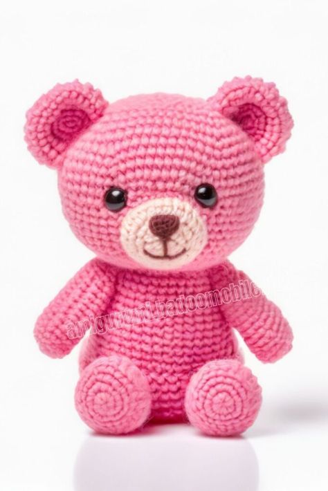 Crochet Teddy Free Pattern, Crochet Teddy Bear Pattern Free, Crochet Quilt Pattern, Teddy Bear Patterns Free, Crochet Valentine Patterns, Crochet Valentine, Bear Patterns Free, Crochet Ornament Patterns, Crochet Bear Patterns