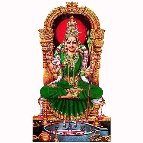 Giriram Photos - Sri Kanchi Kamakshi Amman - Photo Wooden Cutout (12" x 8" Inches, Green) : Amazon.in: Home & Kitchen Kanchi Kamakshi Amman, Kamakshi Amman, Kanchi Kamakshi, Maa Kali Photo, Lakshmi Photos, Photo Cutout, Maa Kali, Aadi Shakti, Tabletop Picture Frames