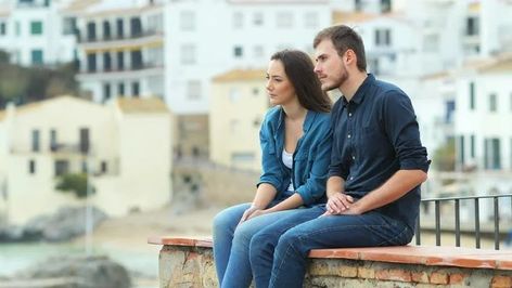 Couple Sitting Together, Silly Wedding Photos, Sitting Together, Couple Sitting, Sitting Poses, Couple Picture Poses, Flirting Moves, Human Interaction, Husband Quotes