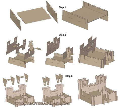 Toy castle plan Hobby Shop Ideas, Wooden Toy Castle, Model Castle, Castle Crafts, Castle Plans, Castle Project, Wooden Castle, Toy Castle, Drawing Toys