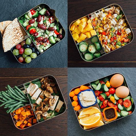 5 Lunches to Make With Portion-Control Containers | BODi Quick Easy Lunch, Beachbody Recipes, 21 Day Fix Meals, Prepped Lunches, Yummy Lunches, Healthy Dog Treats, 21 Day Fix, Lunch Snacks, Easy Lunches