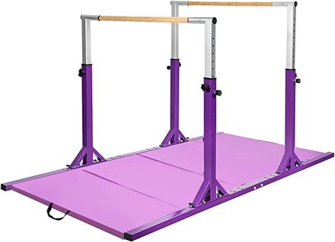 Diy Gymnastics Bar, Gymnastics Bars For Home, Bars Gymnastics, Gymnastics Bars, Gymnastics Mat, Gymnastics Stuff, Gymnastics Gym, Kids Gymnastics, Dream Gym