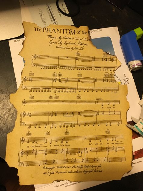 Phantom of the Opera, sheet music, aged, decoration The Phantom Of The Opera Musical, Phantom Of The Opera Promposal, Phantom Of The Opera Prom, Phantom Of The Opera Backdrop, Phantom Of The Opera Bedroom, Phantom Of The Opera Halloween Decor, Phantom Of The Opera Theme, Phantom Of The Opera Prom Theme, Phantom Of The Opera Room Decor