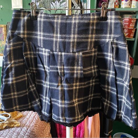 Blue Plaid Mini Skirt Brand New Black Lane Lining On Bottom Blue Plaid Mini Skirt, Skirts Plaid, Seductive Clothes, Plaid Mini Skirt, Current Mood, Blue Plaid, True Beauty, Things To Buy, New Black