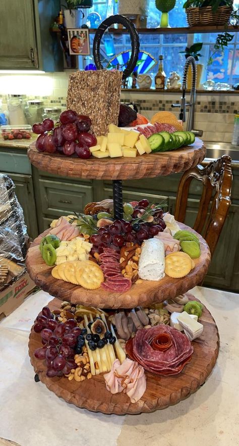 Charcuterie Boards, Grazing Trays, Snack Platters, Meat, Cheese, and Beyond | Just a little something for a few friends coming over to Bbq 😊 | Facebook Snack Platters, Meat And Cheese Tray, Snack Platter, Sandwich Board, Charcuterie Recipes, Cheese Tray, Meat And Cheese, Charcuterie Boards, Charcuterie Board