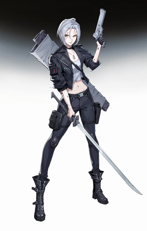 ArtStation - character design, wenfei ye Urban Fantasy Inspiration, Female Assassin, Samurai Artwork, Character Design Girl, Female Character Concept, Female Hero, Female Knight, Fandom Outfits, Concept Artist