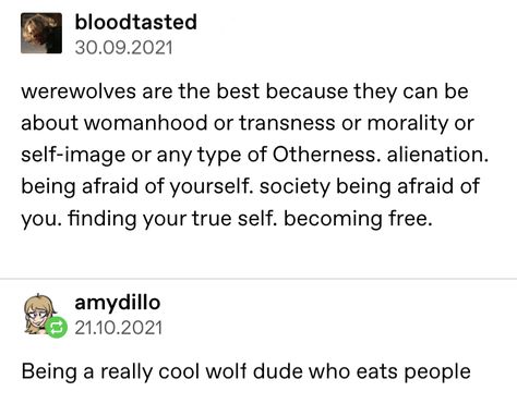 Werewolf Tumblr Posts, Clinical Lycanthropy, Werewolf Prompts, Writing Folders, Character Prompts, Story Writing, Story Inspiration, Text Posts, Tumblr Posts