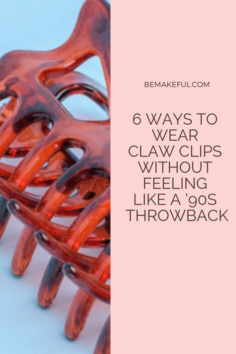 6 Ways to Wear Claw Clips Without Feeling Like a ’90s Throwback. Ready to bring back this elementary-school staple back into your beauty rotation? Here are some of our favourite takes on how to wear this hair accessory today. Ways To Wear Claw Clips In Hair, How To Organize Hair Claw Clips, Ways To Clip Your Hair Back, How To Wear Hair Claw Clips, Ways To Wear A Claw Clip, How To Wear A Hair Claw Clip, How To Wear Claw Clips, Ways To Wear Hair Clips, How To Wear A Claw Clip