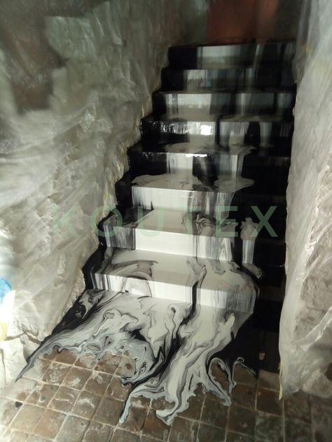 Staircase Glass Design, Concrete Stained Floors, Marble Stairs, Small House Elevation Design, Stairway Design, Exterior Bloxburg, Front Yard Landscaping Simple, Duplex House, Front House Landscaping