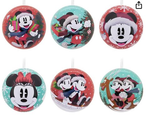 #ad , About this item Trim the tree with 12 fun tin ball Hallmark Christmas ornaments with a Disney Mickey Mouse and Disney Minnie Mouse theme. Two each of six double-sided designs feature images of the characters and patterns. Great Christmas gift idea for fans of Disney Mickey Mouse and Disney Minnie Mouse. Disney Christmas Tree Theme, Mickey Mouse Ornaments, Disney Christmas Tree, Disney Christmas Ornaments, Minnie Mouse Theme, Metal Ornaments, Hallmark Christmas Ornaments, Disney Ornaments, Mickey Christmas