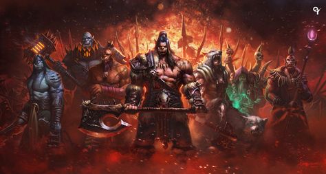 ArtStation - Warlords of Draenor, Liang xing Orcs Warcraft, Wow Of Warcraft, Blizzard Warcraft, Warcraft Orc, World Of Warcraft Game, Warcraft Game, Warlords Of Draenor, Warcraft Art, Hp Lovecraft