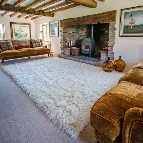 The ultimate in Flokati Rugs! Genuinely crafted for unbeatable versatility, our Flokati collection handcrafted by traditional Greek artisans spins pure wool into cloud-like floor coverings available in 7 sizes up to 11’ x 8’. Swipe to see the details up close 😍 #arthurcameron #arthurcameronuk #sheepskin #sheepskinrugs #flokatirug #cosyhomedecor #cottagecore #cottagestyle #interiordesign #makeahouseahome Cosy Home Decor, Flokati Rug, Sheepskin Rug, Cottage Core, Cottage Style, Floor Coverings, The Details, Interior Design, Pure Products