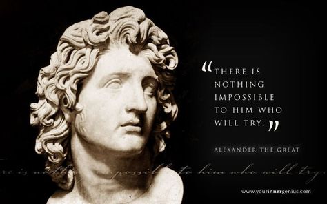 Alexander The Great Tattoo, Alexander The Great Quotes, Ancient Quotes, Stoic Wisdom, Quote Tattoo, Greek Philosophers, Historical Quotes, Marcus Aurelius, Alexander The Great