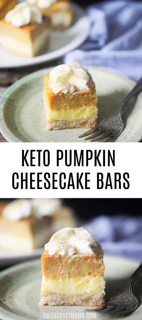 Keto Pumpkin Cheesecake Bars, Coconut Flour Crust, Keto Pumpkin Cheesecake, 2023 Thanksgiving, The Boiled Egg Diet, Keto Pumpkin Pie, Pumpkin Cheesecake Bars, Pumpkin Pie Cheesecake, Coconut Flour Recipes