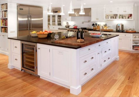 70 Spectacular Custom Kitchen Island Ideas | Luxury Home Remodeling | Sebring Design Build Butcher Block Ideas, Island With Sink, Organize Life, Custom Kitchen Island, Butcher Block Island, Home Remodeling Contractors, Kitchen Island Ideas, Butcher Blocks, Small Kitchen Island