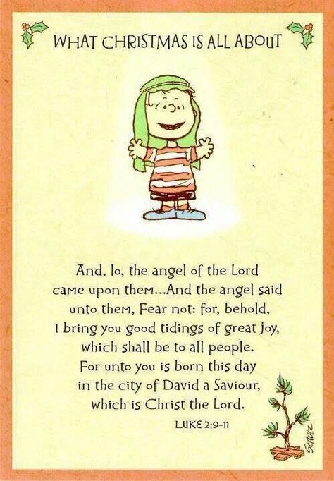 Linus Christmas speech What Christmas Is All About, Brown Christmas, Christmas Tablescape, True Meaning Of Christmas, Meaning Of Christmas, What Is Christmas, Christmas Time Is Here, God Jul, Charlie Brown Christmas