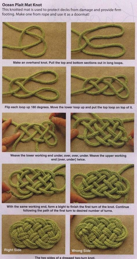 Bracket Knots, Decorative Knots Tutorial, Pola Jaring, Simpul Makrame, Pola Macrame, Types Of Knots, Tutorial Macramé, Macrame Knots Tutorial, Macrame Knots Pattern