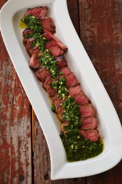 ARGENTINIAN STEAKS WITH CHIMICHURRI SAUCE recipe from CuredByBacon Argentine Food, Argentine Recipes, Steak With Chimichurri Sauce, Chimichurri Sauce Recipe, Latin Dishes, Argentina Food, Hatch Chili, Argentinian Food, Travel Argentina