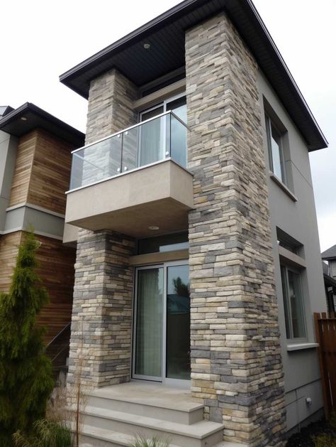 17+ Stunning Exterior Natural Stone Cladding Trends to Watch • 333+ Images • [ArtFacade] Exterior Natural Stone, Exterior Stone Wall Cladding, Stone Cladding Exterior, Natural Stone Cladding, Stone Wall Design, Cladding Design, Stone Wall Cladding, Cladding Materials, Wall Exterior