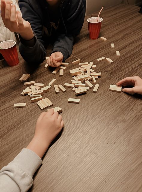 Mini Jenga, jenga, drunk jenga, drinks, summer, summer fun, summer inspo, friends Jenga Aesthetic, Board Game With Friends Aesthetic, Jenga Game Aesthetic, Friends Playing Board Games Aesthetic, Board Game Night Aesthetic Friends, Big Jenga, Drunk Jenga, Drunk Friends, Platonic Soulmates