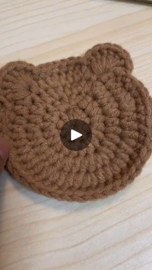 Crochet bear coaster tutorial #crochet #crocheters #crocheting #crochetbear #crochettutorial #crochetaddiction #bear #coaster #crochetcoaster #tutorial | Amigurumi Crochet Love | Amigurumi Crochet Love · Original audio Crochet Bear Coaster, Coaster Tutorial, Tutorial Amigurumi, Tutorial Crochet, Crochet Bear, Popular Videos, Amigurumi Crochet, Coasters, Amigurumi