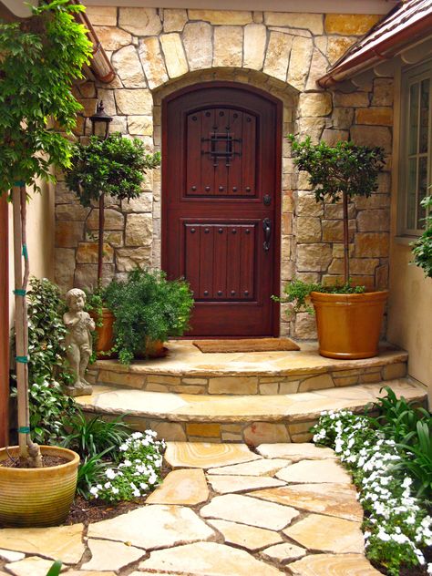 IMG_4187 Landscape Edging Stone, Stone Steps, Stone Walkway, Landscape Edging, Carmel By The Sea, Landscape Photography Nature, Exterior Stone, Front Entrances, Sunday Afternoon