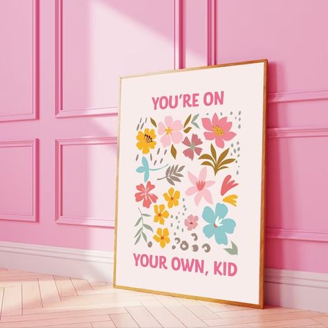 Taylor Swift Poster-you're on Your Own Kid Print-taylor Swiftie Merch-taylor Swift Decor-taylor Swift Lyric Poster-taylor Swift Quote Print - Etsy Australia Lover Room Taylor Swift, Taylor Swift Dorm Decor, Taylor Swift Lyric Prints, Taylor Swift Quotes Lyrics, Taylor Swift Wall Decor, Taylor Swift Lyric Art, Taylor Swift Decor, You're On Your Own Kid, Lyrics On Canvas