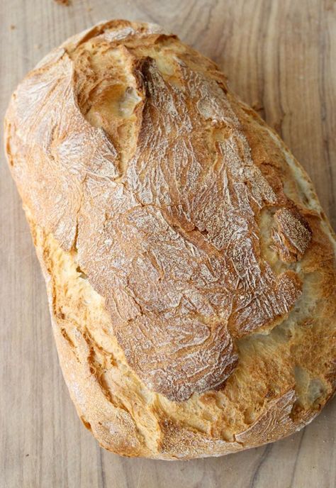 Italian Ciabatta Bread Crusty Loaf Homemade Ciabatta Bread, Ciabatta Bread Recipe, Italian Bread Recipes, Bread Rolls Recipe, Artisan Bread Recipes, Cooking Bread, Ciabatta Bread, Bread Bun, Italian Recipes Authentic