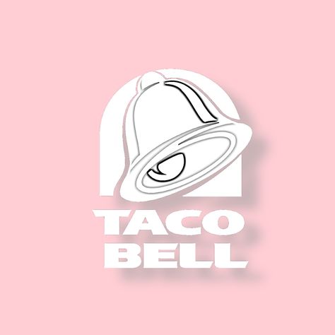 Taco Bell Logo, Bell Logo, Pink Taco, Phone Things, Widget Icons, Bell Icon, Widget Icon, Taco Bell, Pastel Pink